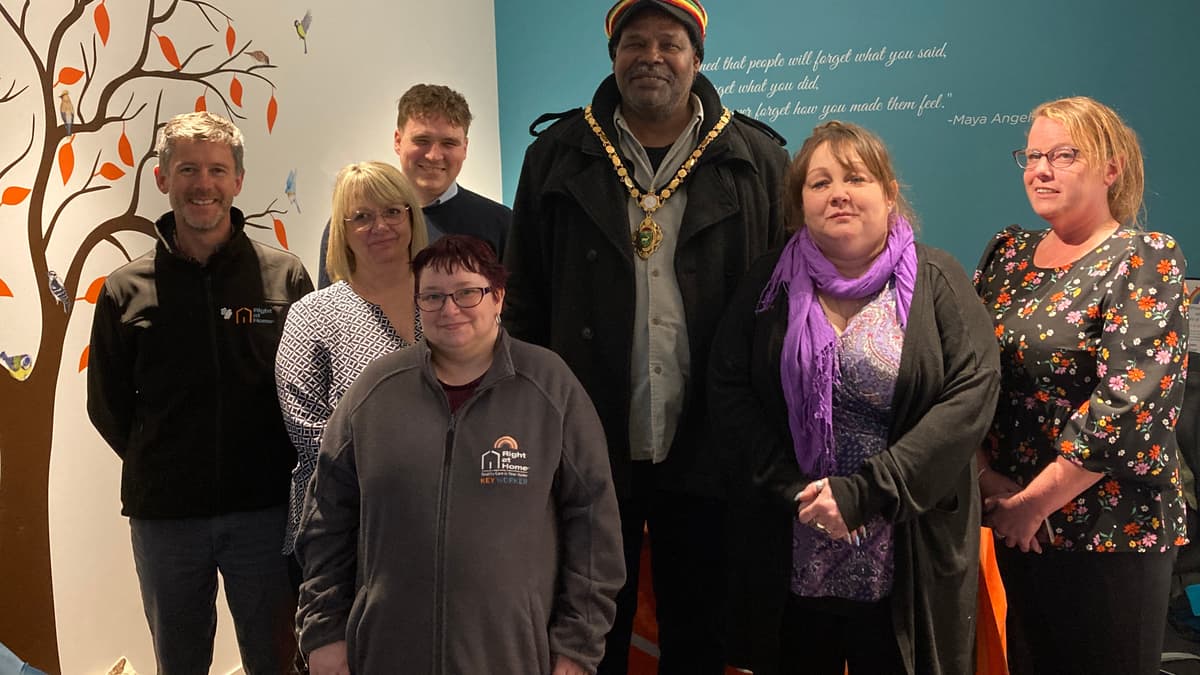 Mayor of Whitehill opens Bordon office for home care provider